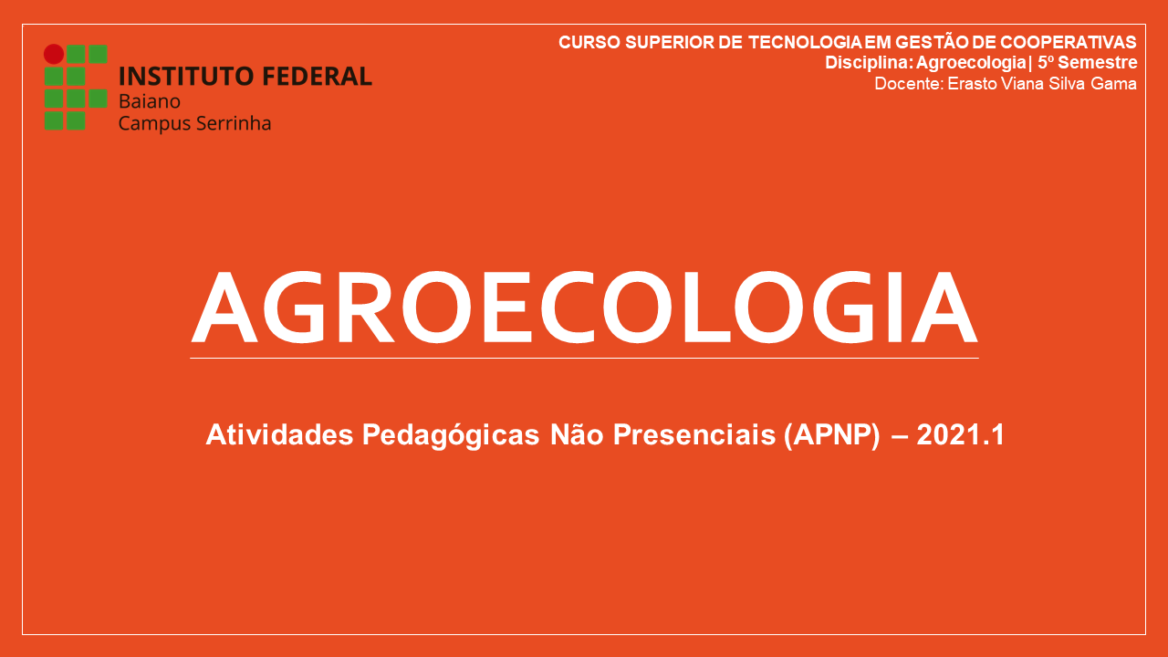 AGROECOLOGIA